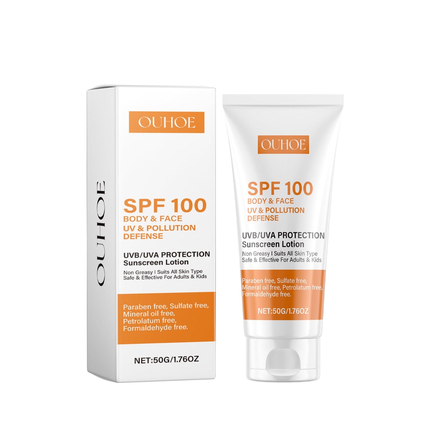 Lotion pour le visage à protection douce avec réparation UV