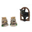 Charming Cat and Mole Decorative Garden Ornaments