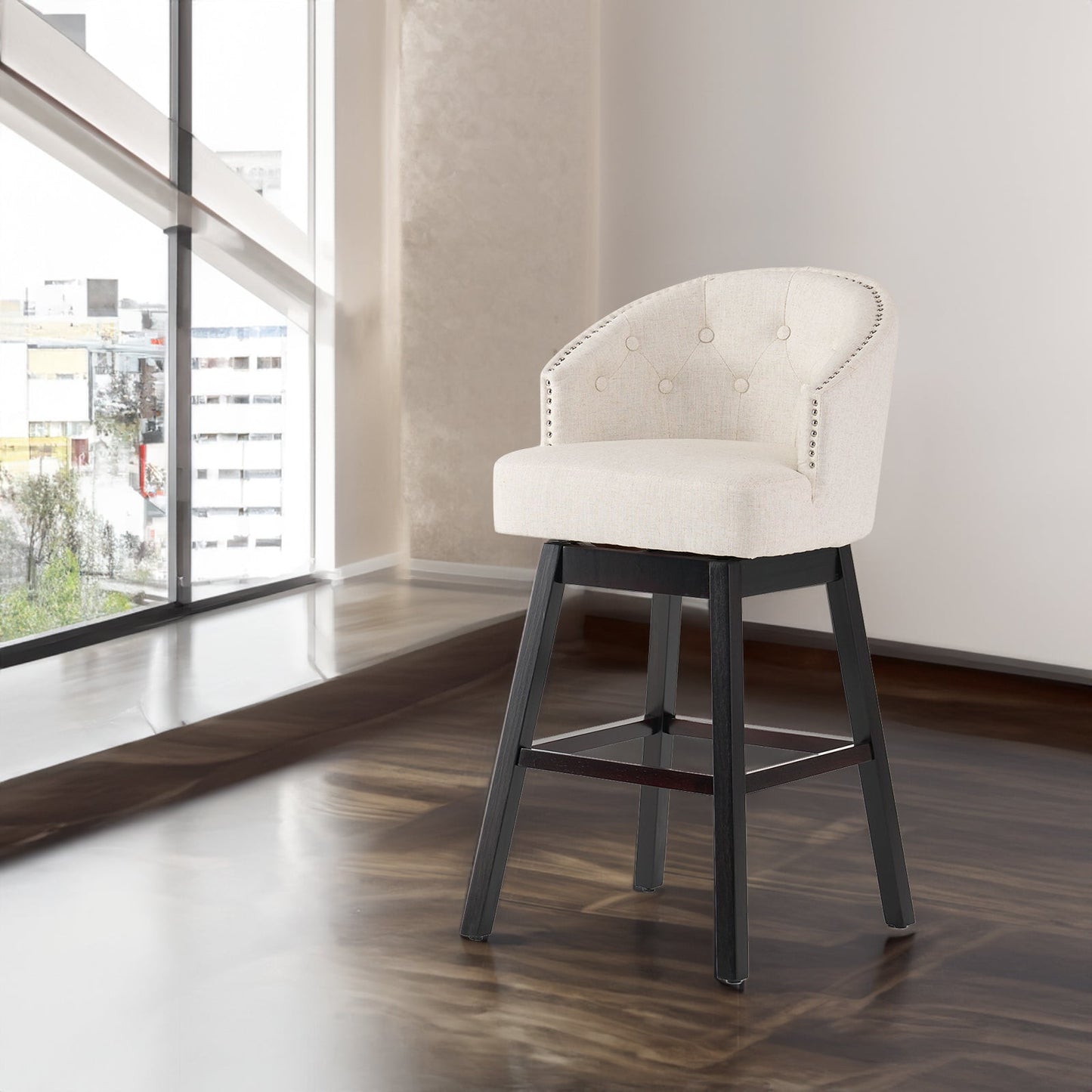 OGDEN KD SWIVEL BARSTOOL( SET OF 2 ) - Korvel