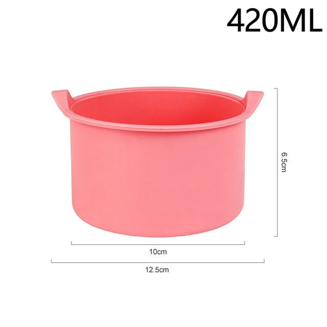 Wax Warmer Heat-resisting Replacement Silicone Bowls Hair Removal Wax With Stirring Stick Non-Stick Pan Hair Removal Tool - Korvel