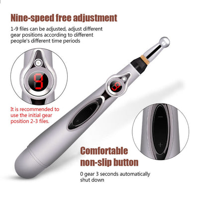 Electric Acupuncture Pen for Relaxation and Wellness