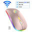 Wireless Mouse Bluetooth RGB Rechargeable Mouse Wireless Computer Silent Mause LED Backlit Ergonomic Gaming Mouse For PC Laptop - Korvel