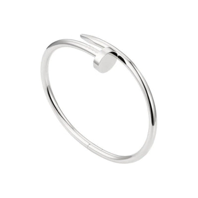 Precision Thick Plating Head and Tail Diamond Fashion Three-Circle Full Diamond Couple Bracelet - Korvel