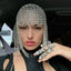 Exaggerated long flowing Su hair chain nightclub stage performance rhinestone hair accessories European and American headwear hair chain - Korvel