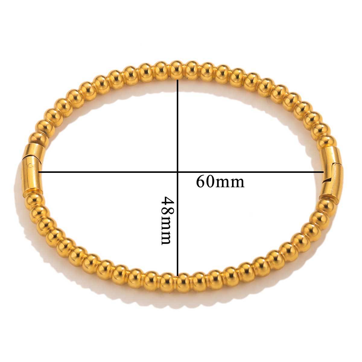 Fashion bamboo titanium steel bracelet female summer niche cold style ins stainless steel retro bamboo jewelry - Korvel