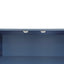 Modern Navy Shoe Storage Bench with Hidden Storage & Cushions