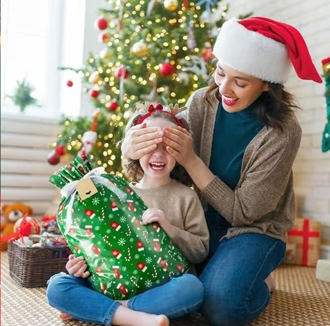 Juego de Bolsas de Regalo MerryWrap - 50 Bolsas de Fiesta Variadas