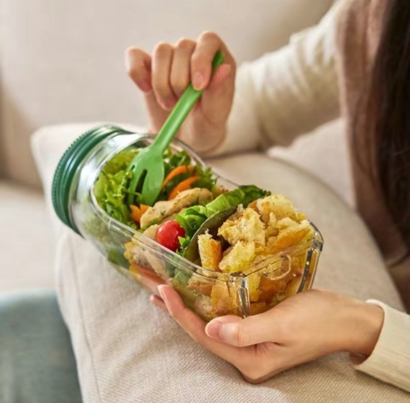 MealFresh Salad Container - Fresh Meal Storage Solution