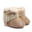 Fashion Winter Baby Boots Infant Girls Boys Warm Ankle Snow Boots Toddler Fur Plush Insole Buckle Boots Shoes - Korvel