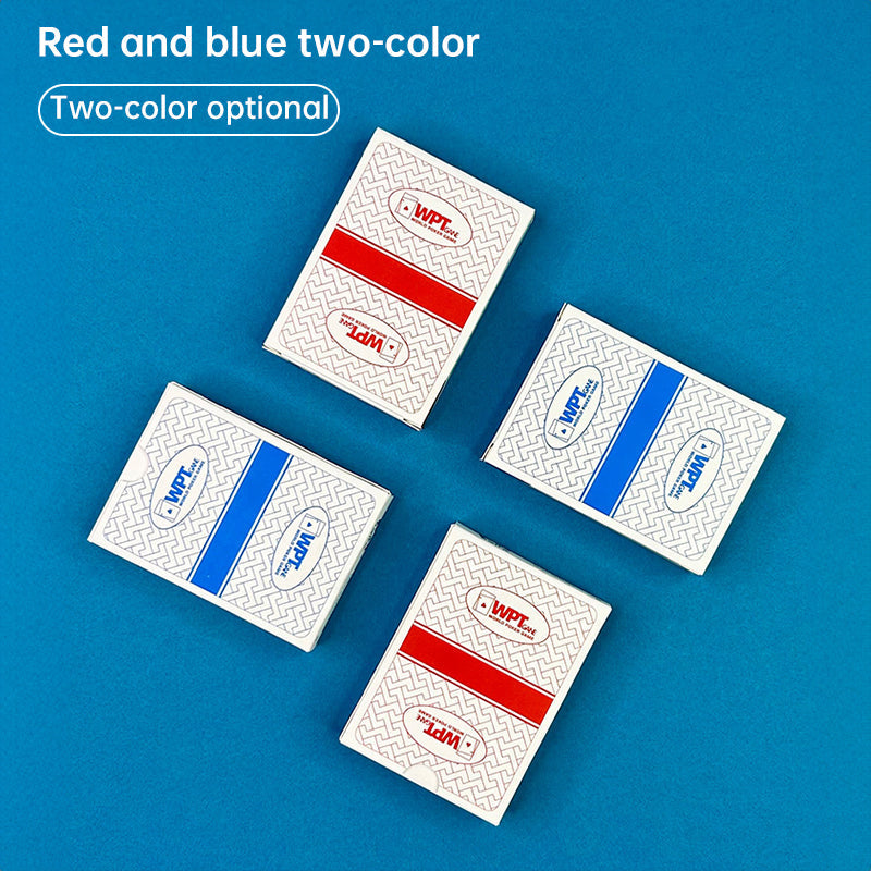 WPT Texas Hold'em Poker Cards. High - grade hard plastic, wholesale, full box, competition - spec, waterproof & anti - fold. - Korvel