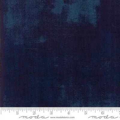 Blue Grunge Basics Nocturne Fabric - 44"/45" Per Yard