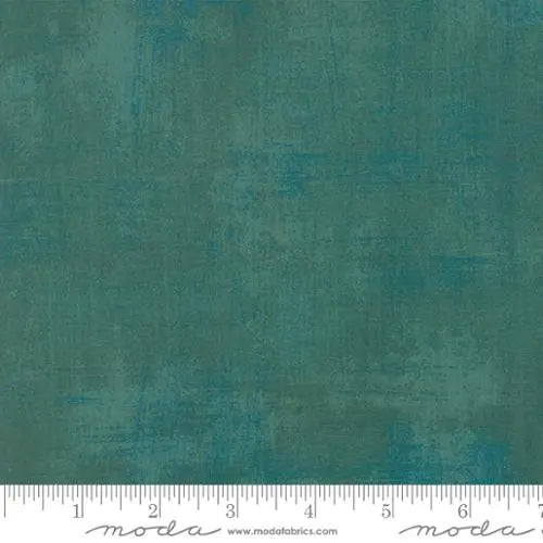 Deep Jade Grunge Basics Cotton Fabric - 44"/45" Per Yard