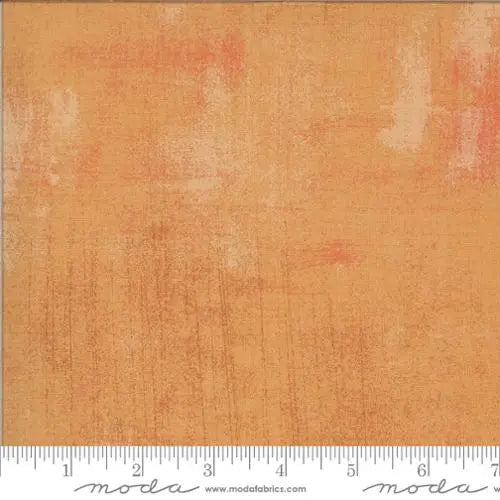 Orange Grunge Basics Cobbler Fabric - 44"/45" Per Yard