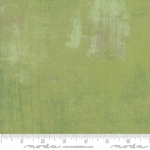 Green Grunge Basics Spearmint Fabric - 44"/45" Per Yard