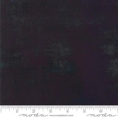 Black Grunge Basics Onyx Fabric - 44"/45" Per Yard