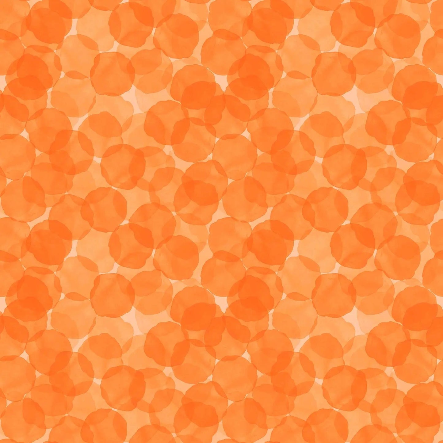 Tela de algodón tonal trío jugosa de naranja - 44"/45" por yarda