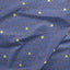 Blue Night Of The Nutcracker Metallic Stripe Cotton Fabric