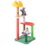 45-Inch Multi-Level Cat Tree with Plush Perch & Fruit Platforms