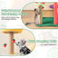 45-Inch Multi-Level Cat Tree with Plush Perch & Fruit Platforms