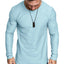 Sky Blue Athletic T-Shirt for Men - Premium Cotton Gym Wear