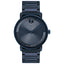 Montre Movado pour homme Bold - Cadran bleu en acier inoxydable