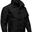 Men's Plus Size Multi Buckle Water-Resistant Jacket