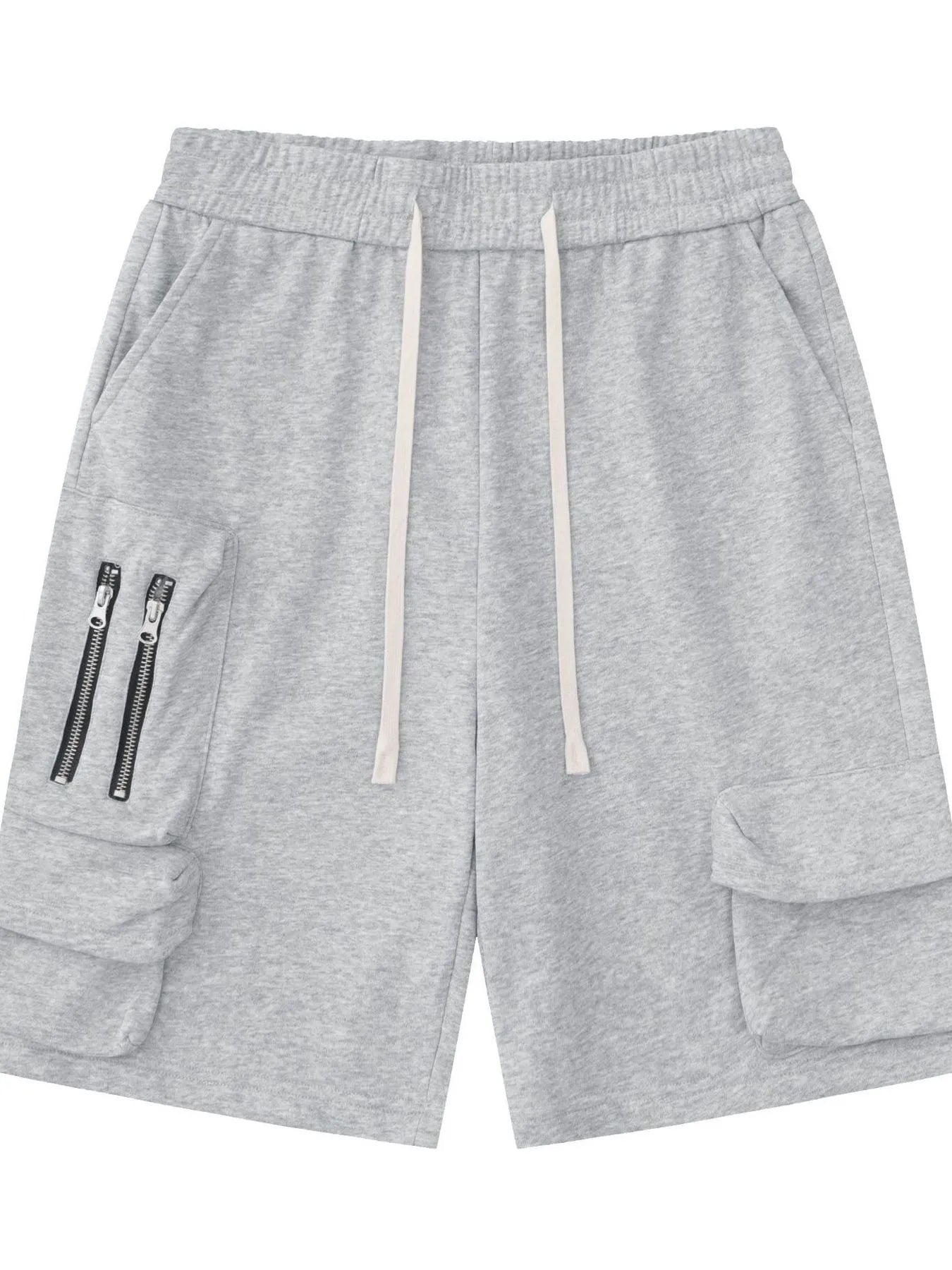 Pantalones cortos cargo urbanos para hombres con cordón