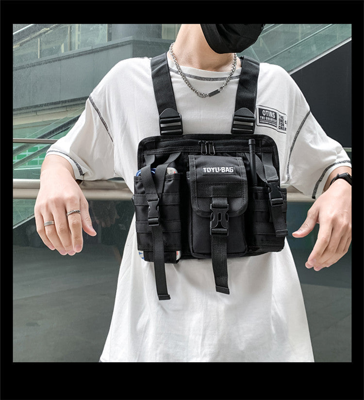 Street Vest Style Cross Body Bag