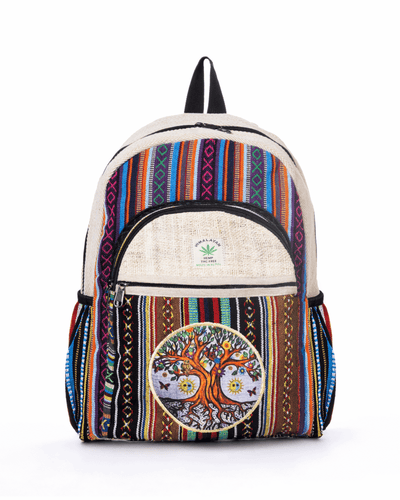 Kathmandu Collection Handmade Cotton and Hemp Backpack