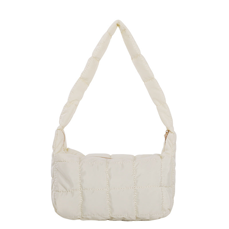 Trendy Pleated Cloud-Shaped Shoulder Bag for Women
