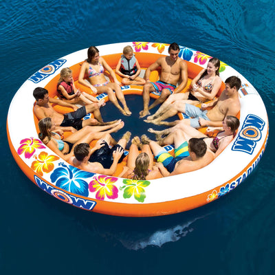 WOW Watersports 12 Person Floating Stadium Islander Lounge