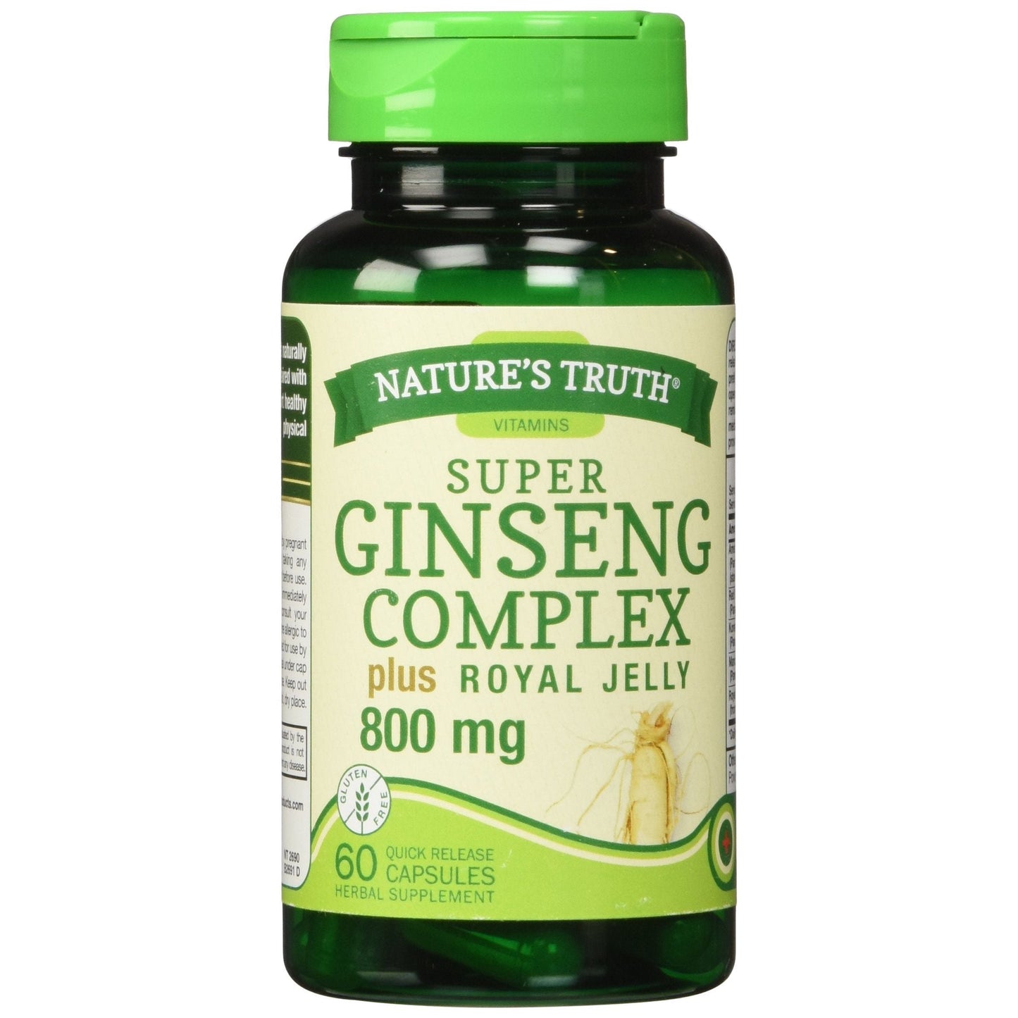 Nature's Truth Super Ginseng Complex Plus Royal Jelly 800 Mg Capsules