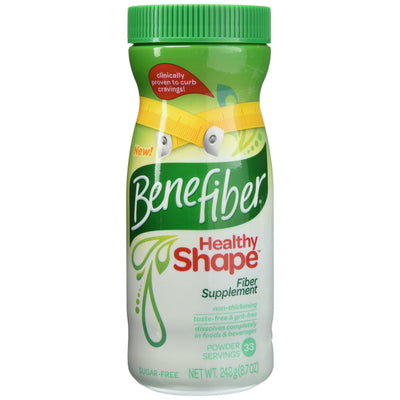 Benefiber Healthy Shape Prebiotic Fiber Supplement Powder - 33 Servings