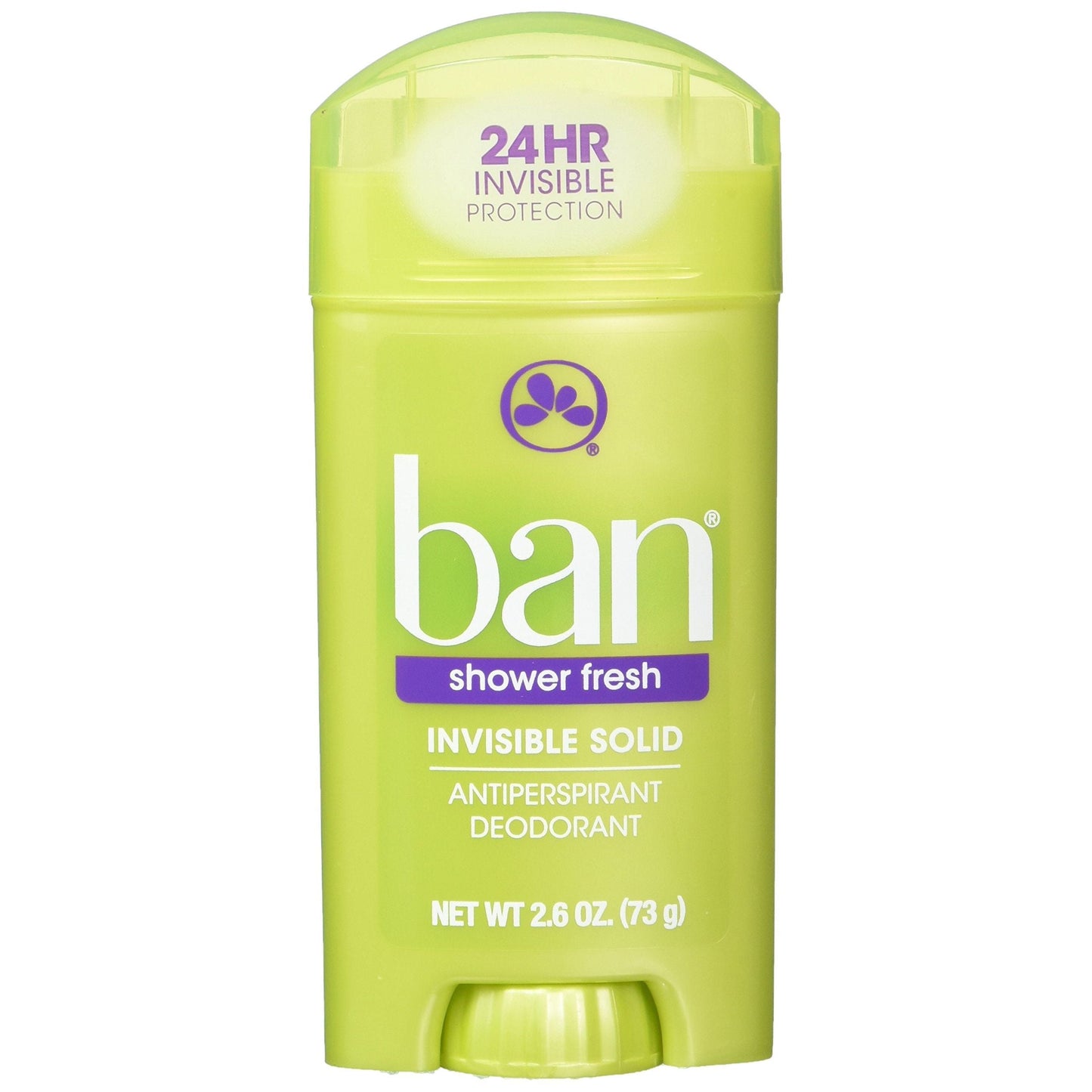 Ban Antiperspirant Deodorant Invisible Solid - Shower Fresh 2.6 Oz
