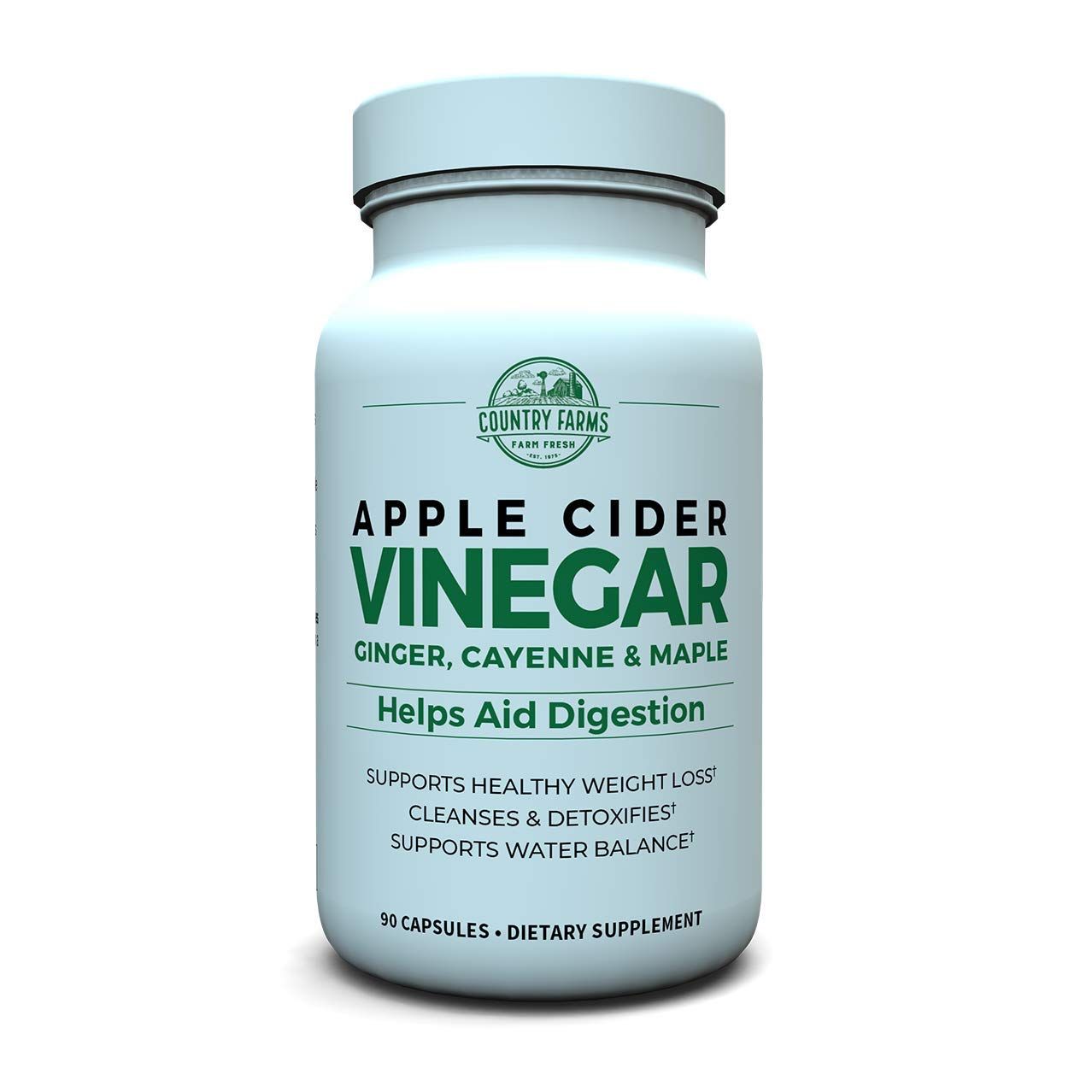 Vinaigre de cidre de pomme 500mg - 90 capsules végétariennes