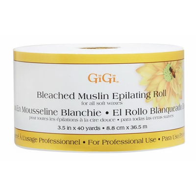 GiGi Bleached Muslin Roll - 3.5' x 40 Yards (Pack of 2)