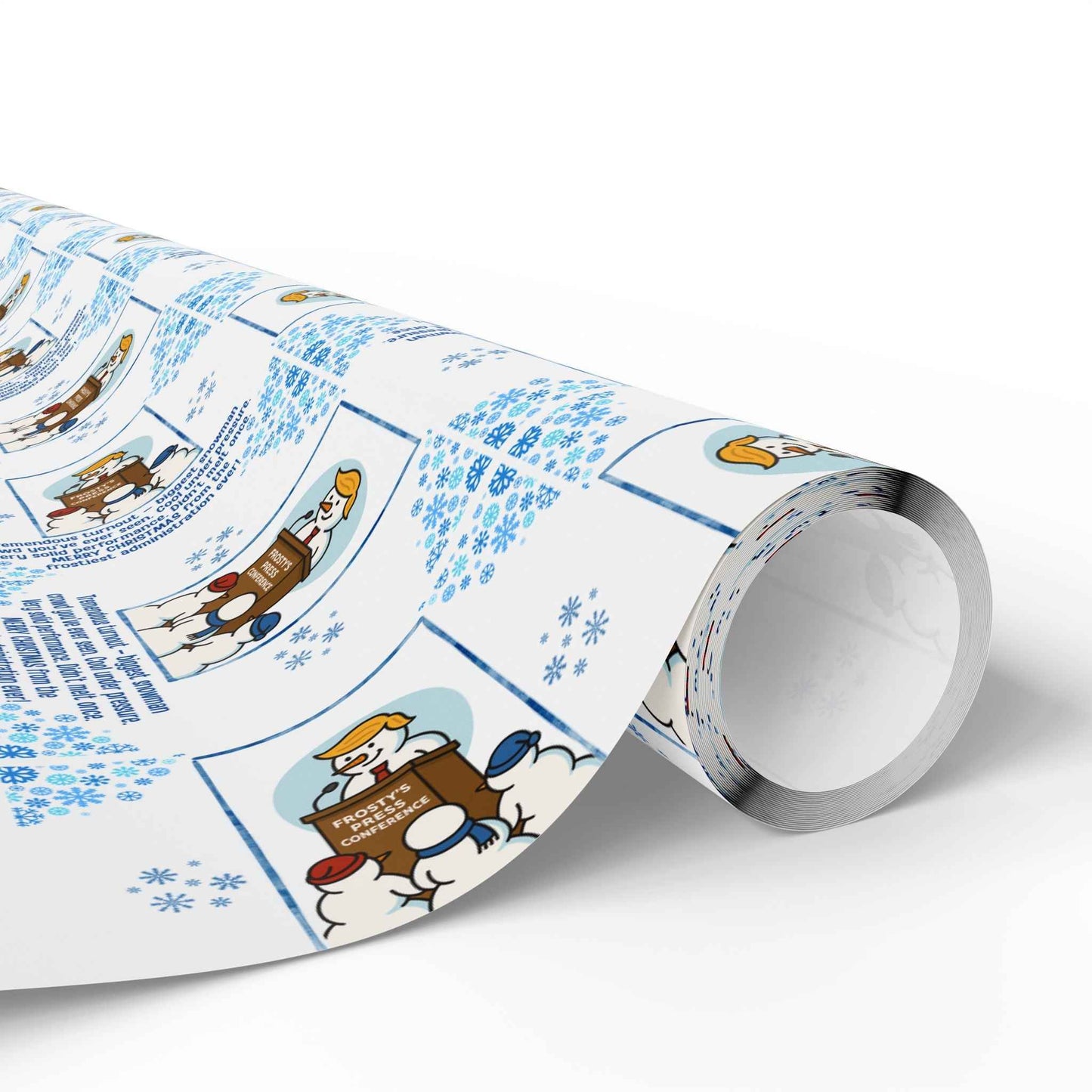 Papier Cadeau de la Conférence de Presse de Frosty
