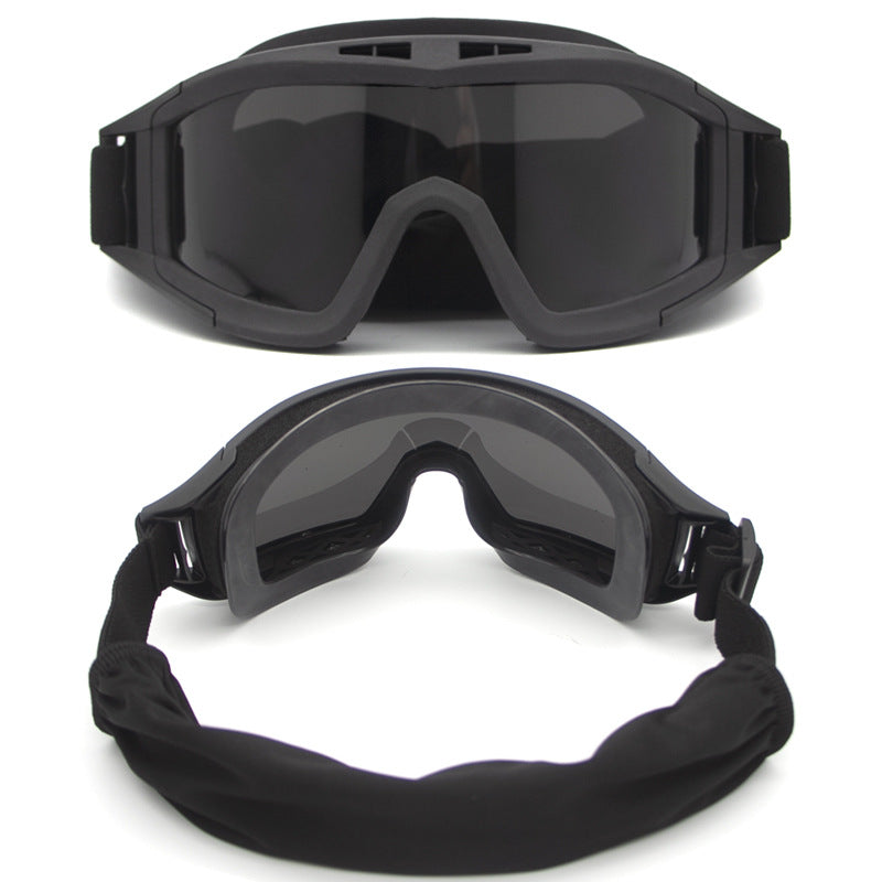 Military Tactical Goggles Outdoor Windproof Sports Army Airsoft Shooting Glasses Cycling Mountaineering Eyewear UV400 - Korvel