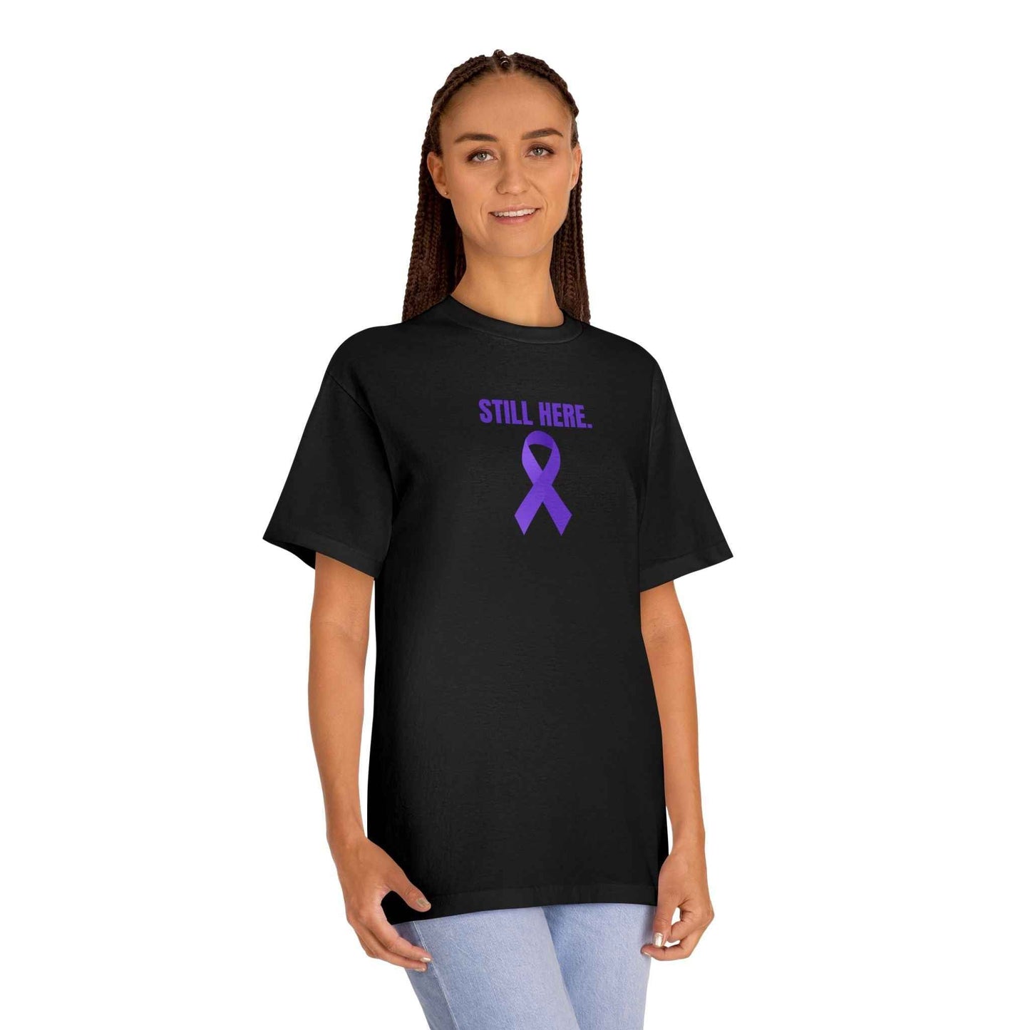 Still Here. T-shirt de sensibilisation à l'épilepsie