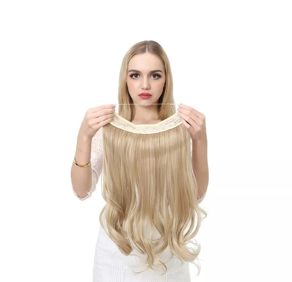 Premium Long Curly Hair Extension - High Temperature Silk