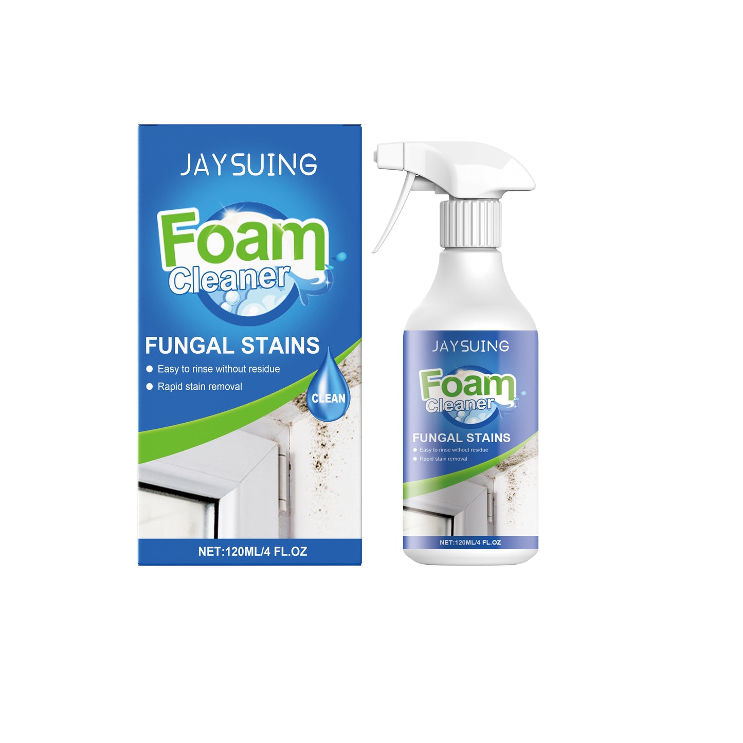 Stain Removal Foam Cleaner, Multi-Purpose Home Cleaner For Moldy Wall Tile - Korvel