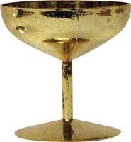 Verre à champagne mini or - 36 pièces
