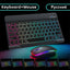 Suitable for iPad gradient luminous wireless keyboard and mouse set tablet Bluetooth keyboard - Korvel
