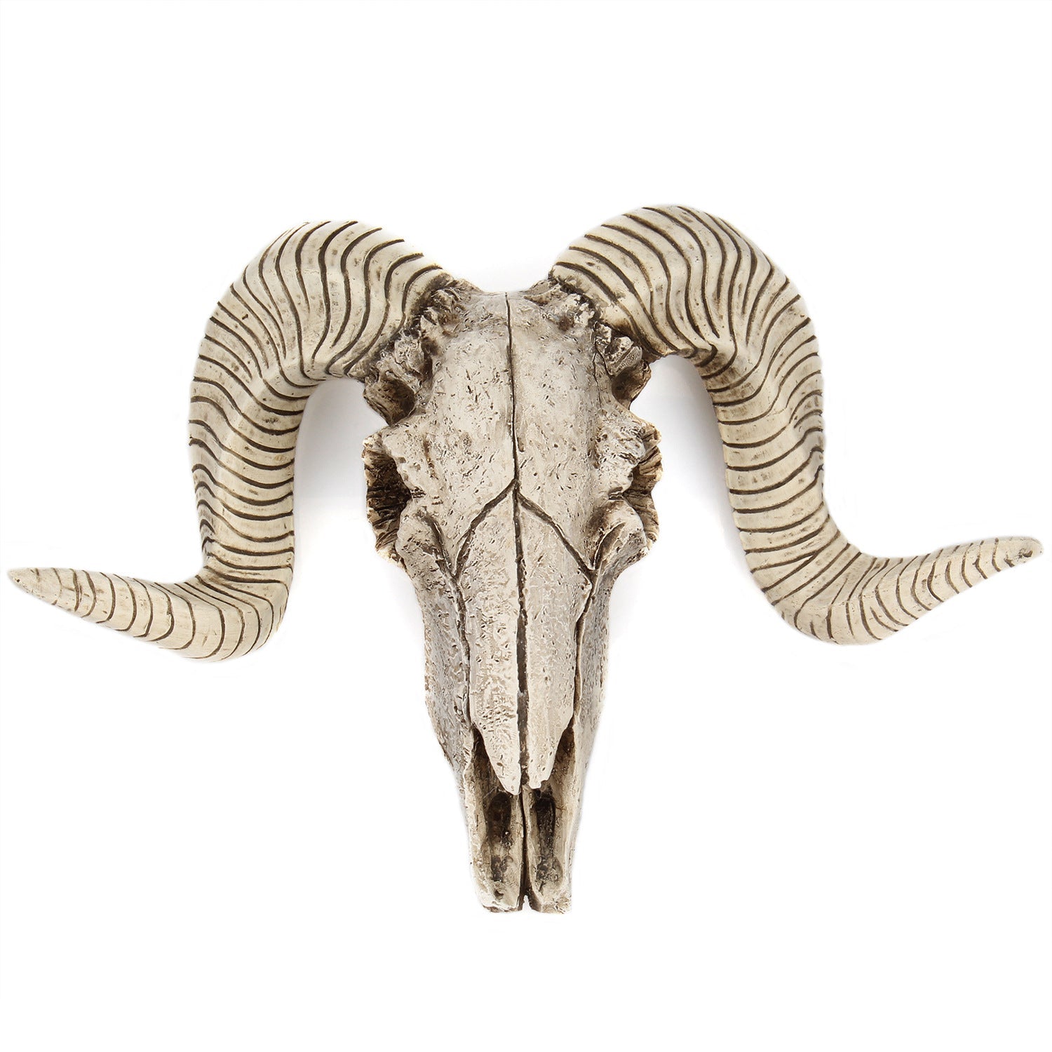 Horned Skull Wall Hanging Creative Home Living Room Decor Retro Resin Craft - Korvel
