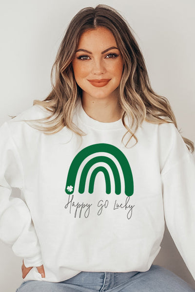 Happy Go Lucky Unisex Sweatshirt