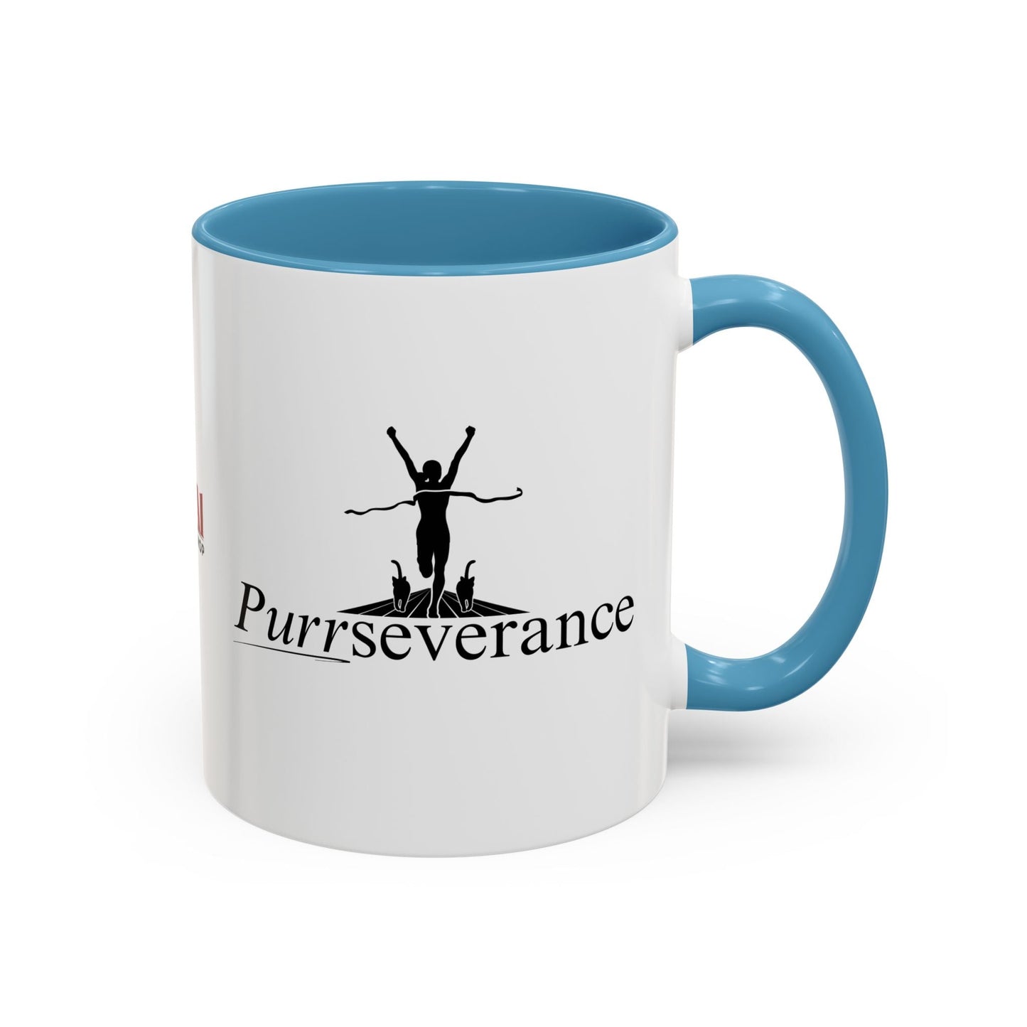 Purrseverance Accent Coffee Mug - Stylish & Functional