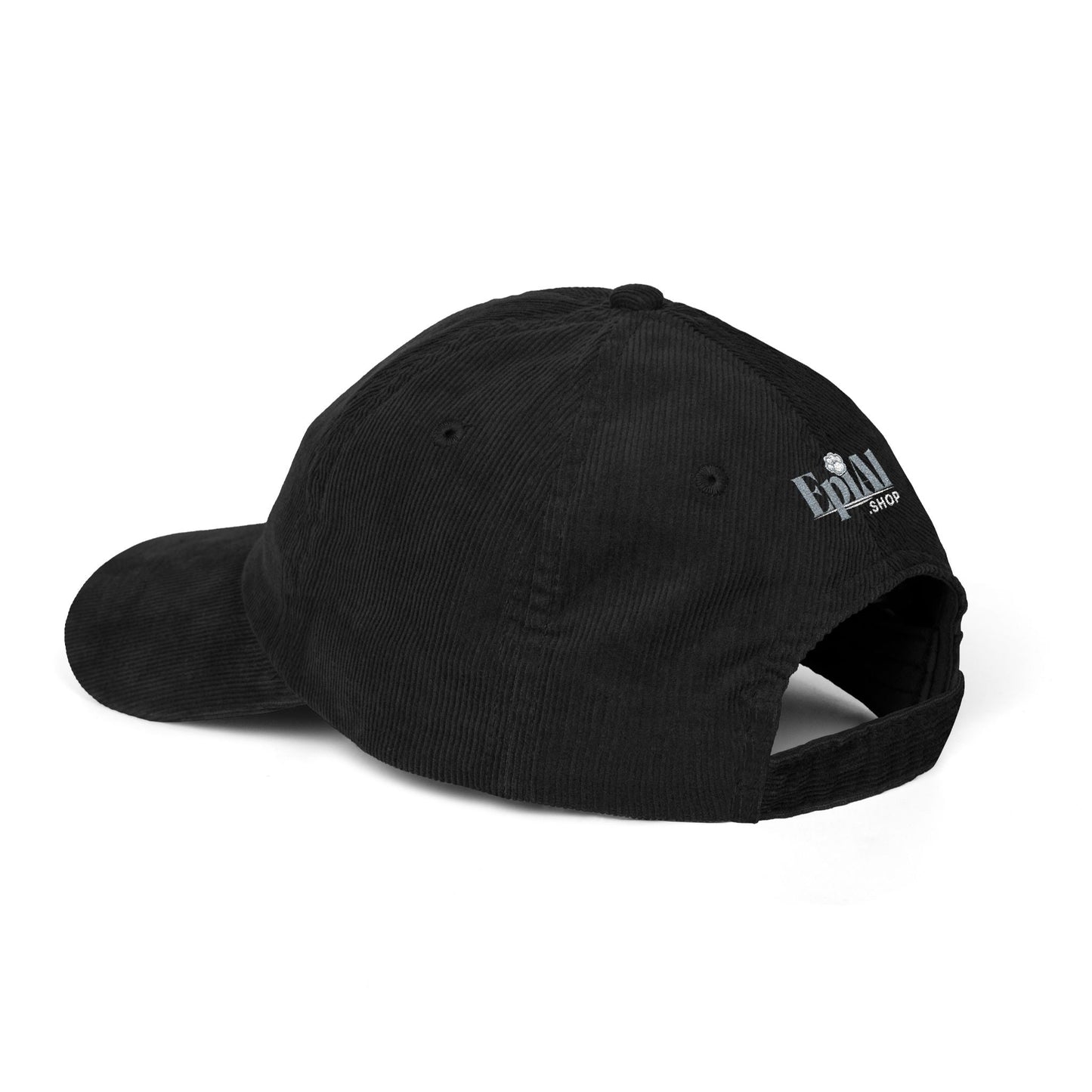 Still Here – Casquette en velours côtelé brodée de ruban lavande