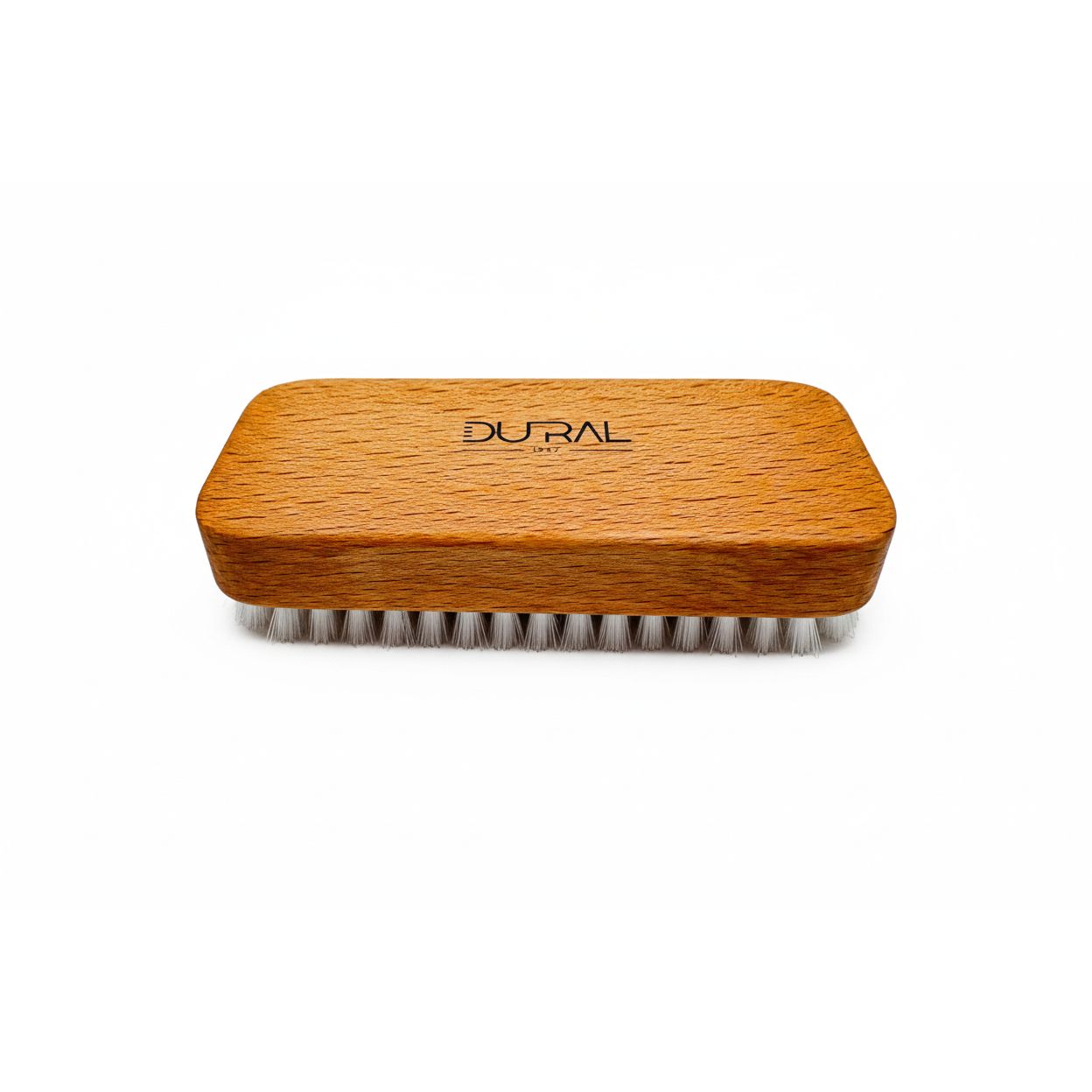 Cepillo de Mano y Uñas de Madera de Haya Dural con Cerdas de Nylon Cortas