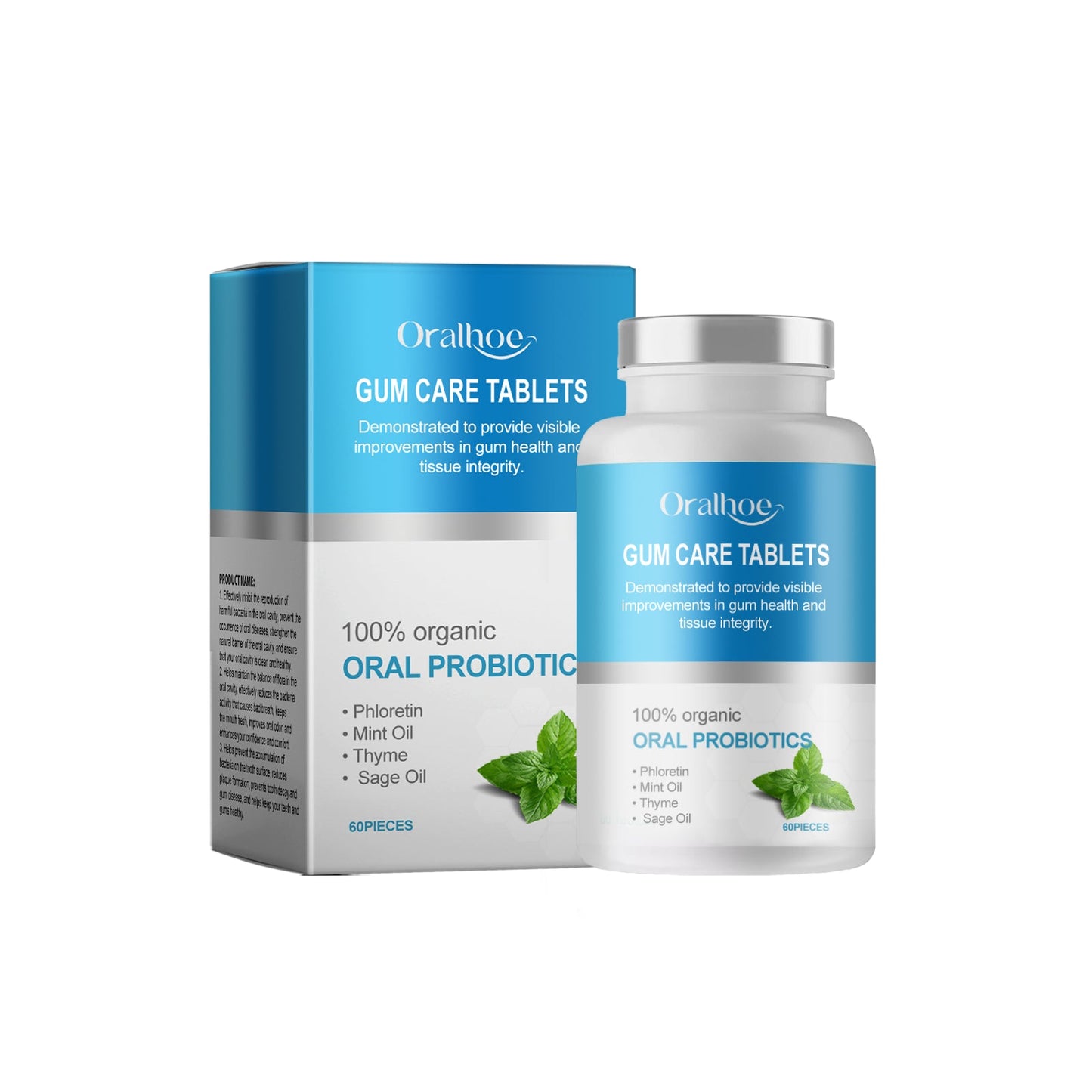 Portable Toothpaste Tablets for Fresh Breath and Clean Teeth