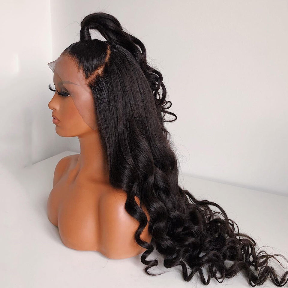 Body Wave Lace Front Wig Human Hair Wigs for Black Women Pre Plucked with Baby Hair Wigs with Frontal - Korvel